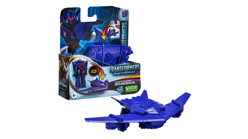 Hasbro - Transformers EarthSpark 1-Step Flip Changer, 1 Stück, sortiert