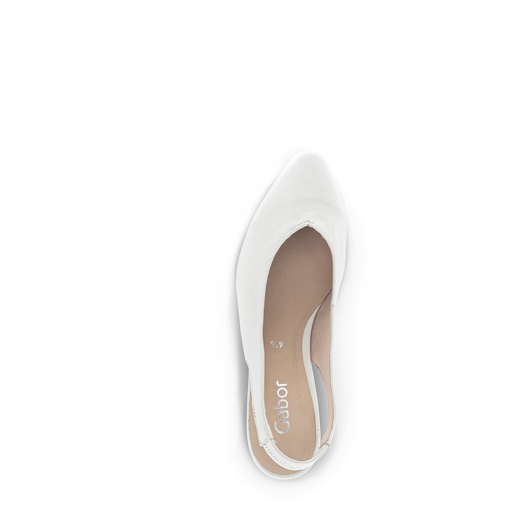 Gabor fashion Slingpumps weiß