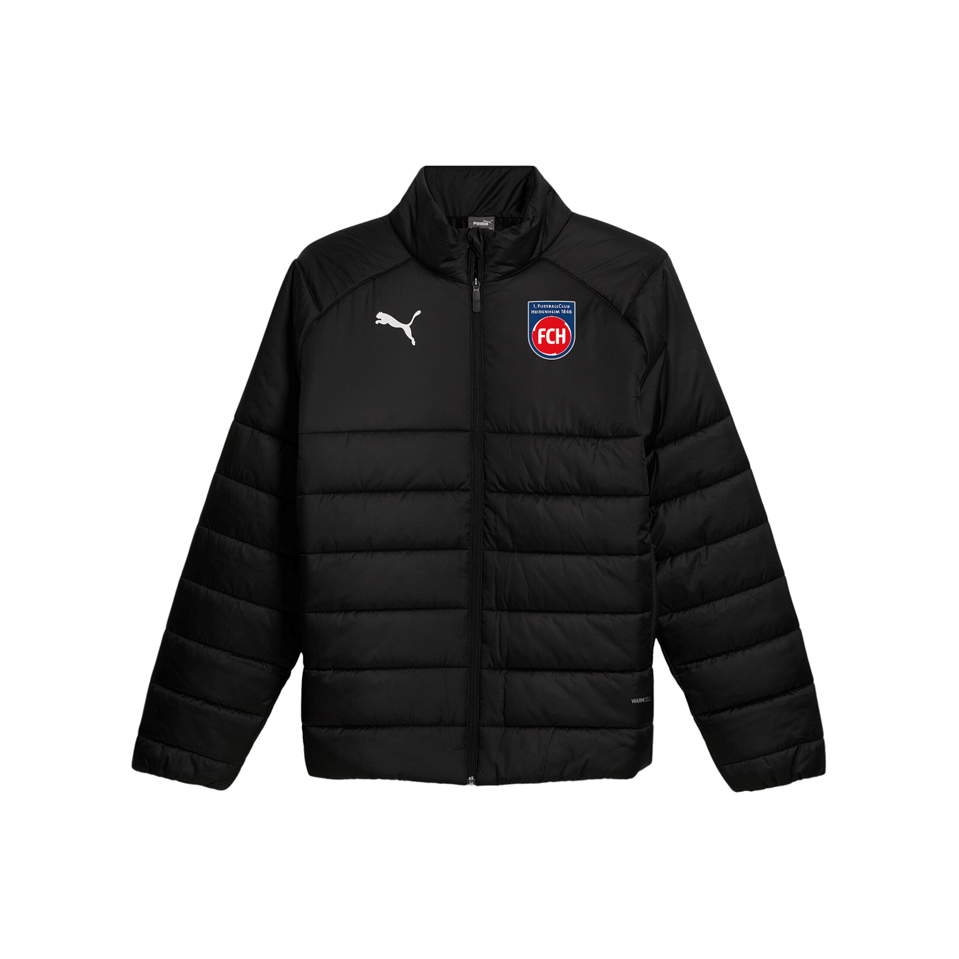 PUMA 1. FC Heidenheim Padded Jacke Schwarz F03