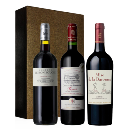 COFFRET TRIO - BORDEAUX GRAVES LES INDISPENSABLES