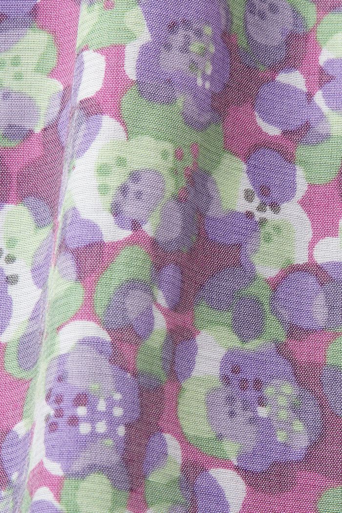 Bluse mit V-Ausschnitt und Muster