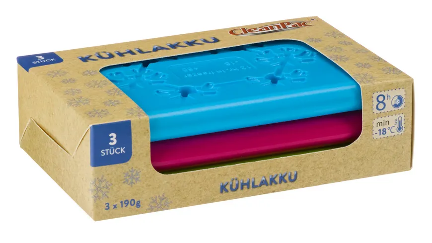 CleanPac Kühlakku 3er Set