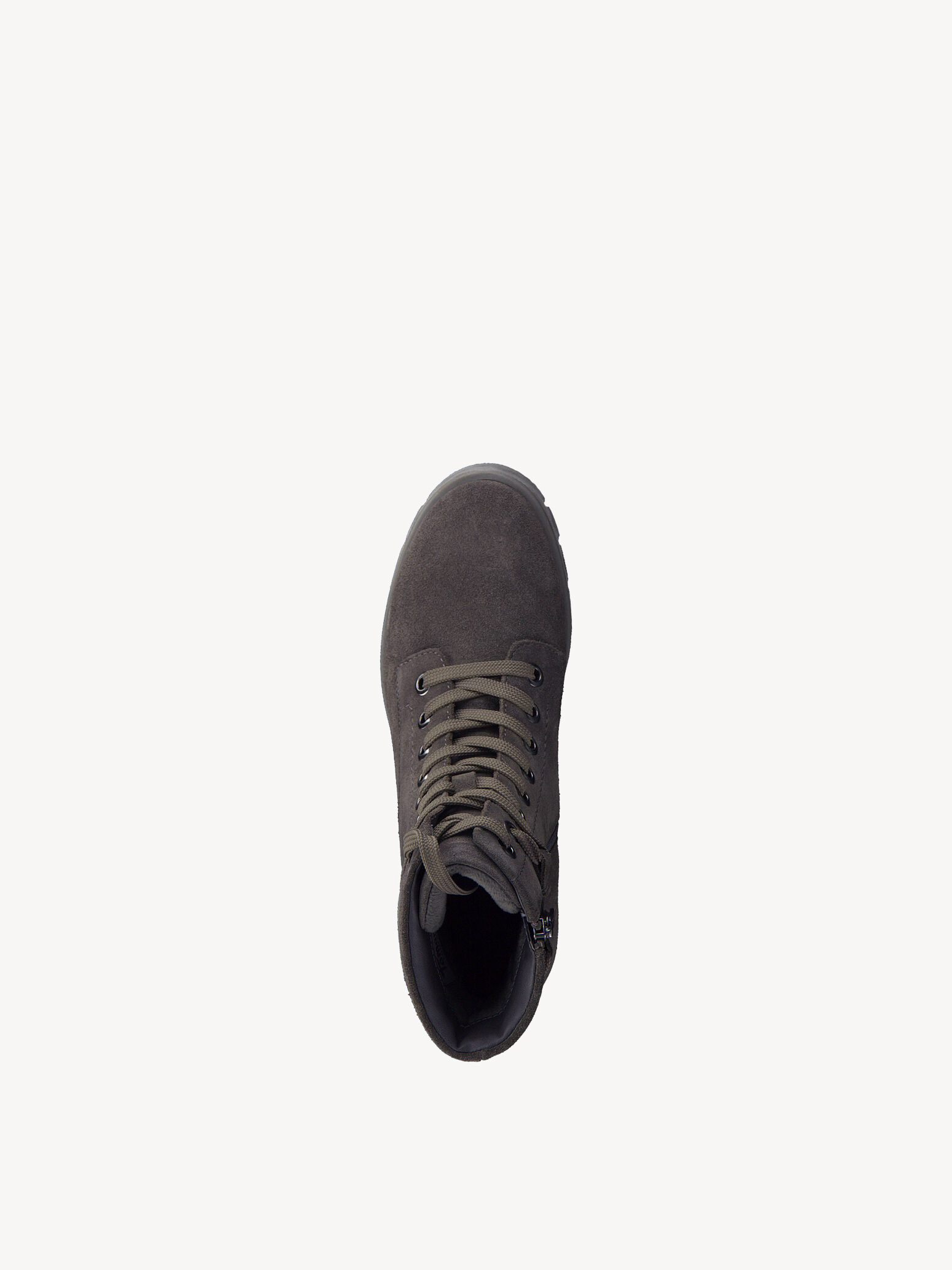 Bottine en cuir - gris