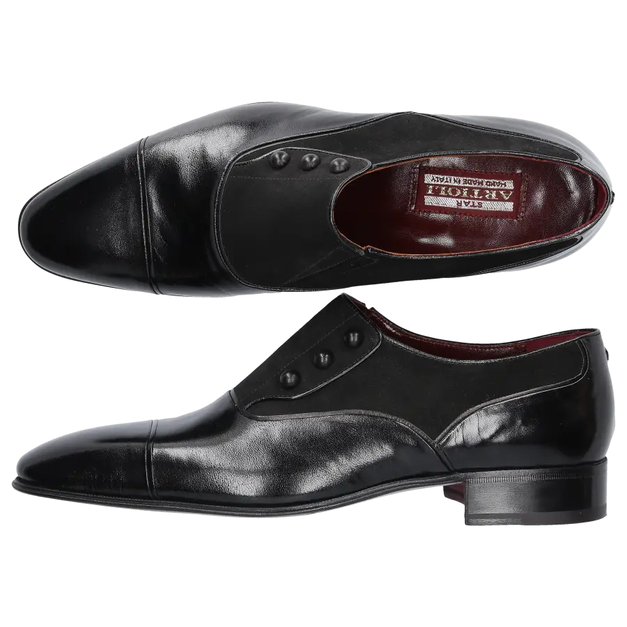 Artioli - Businessschuhe JASON Veloursleder - schwarz