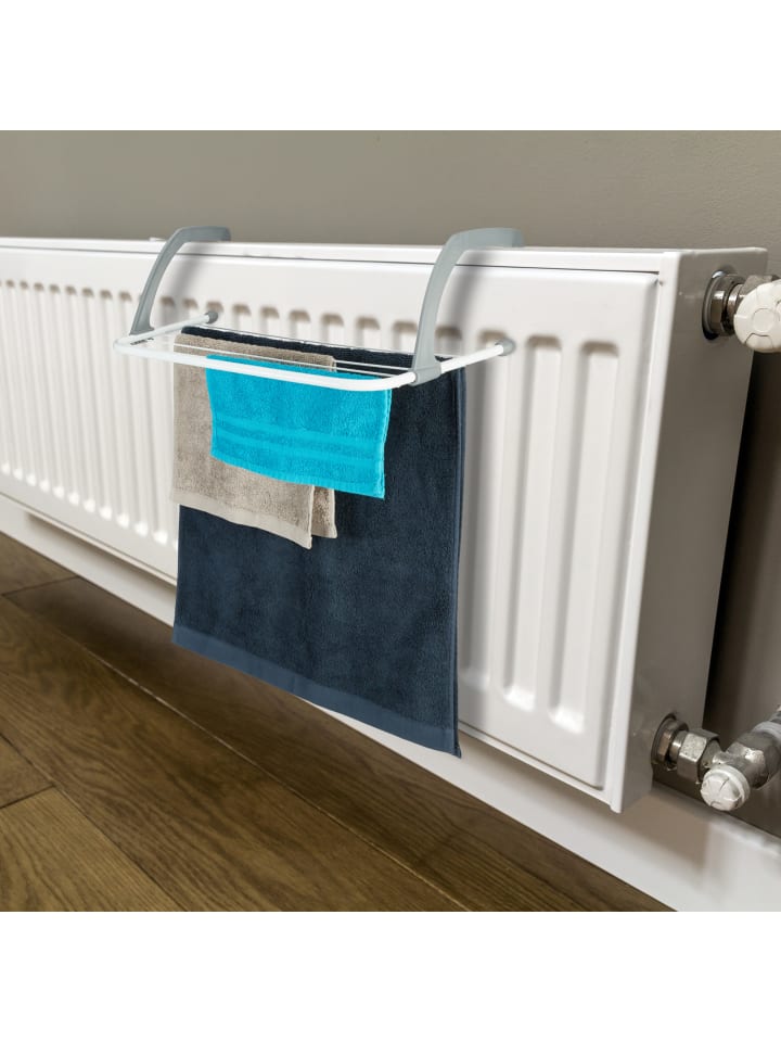 relaxdays 3 x Wäscheständer in Weiß/ Grau - (B)51 x (H)16 x (T)51 cm günstig kaufen onesize