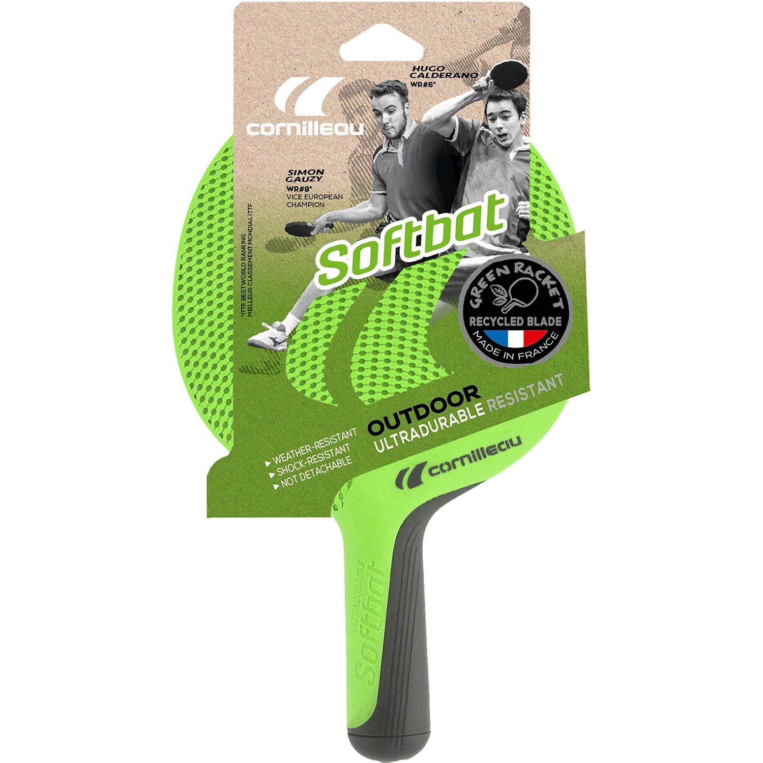 Cornilleau Set von 4 Softbat-Tischtennisschläger