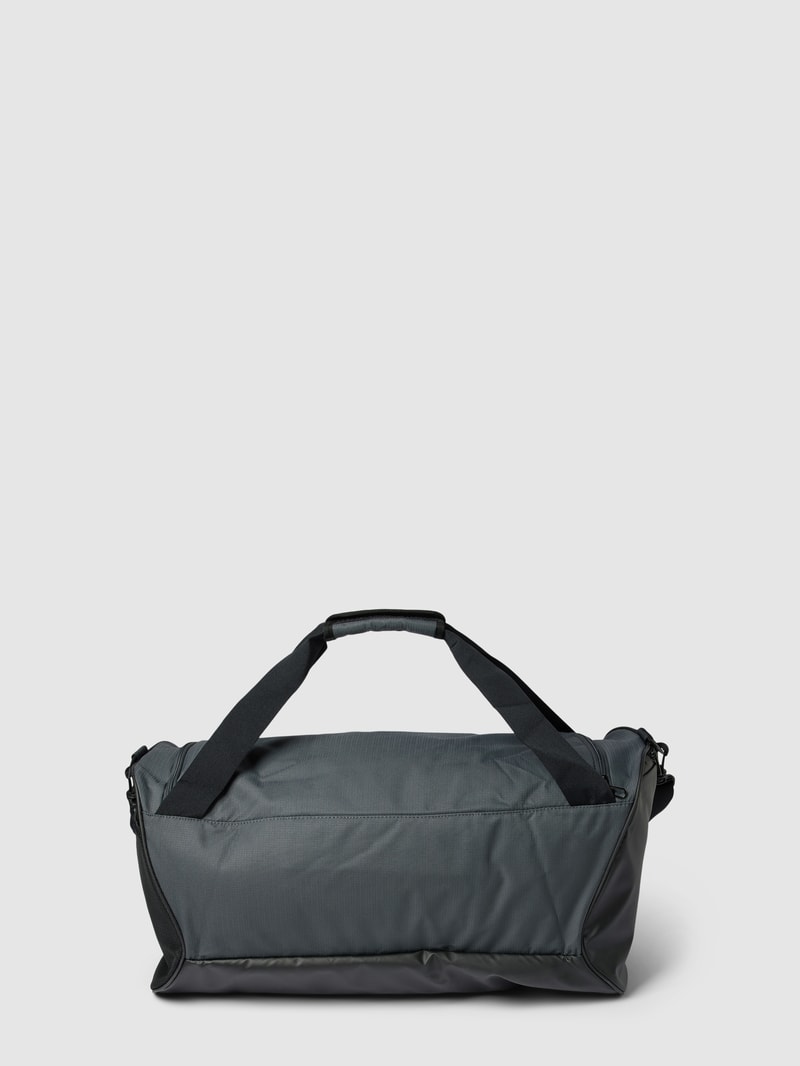 Weekender mit Label-Print in dunkelgrau