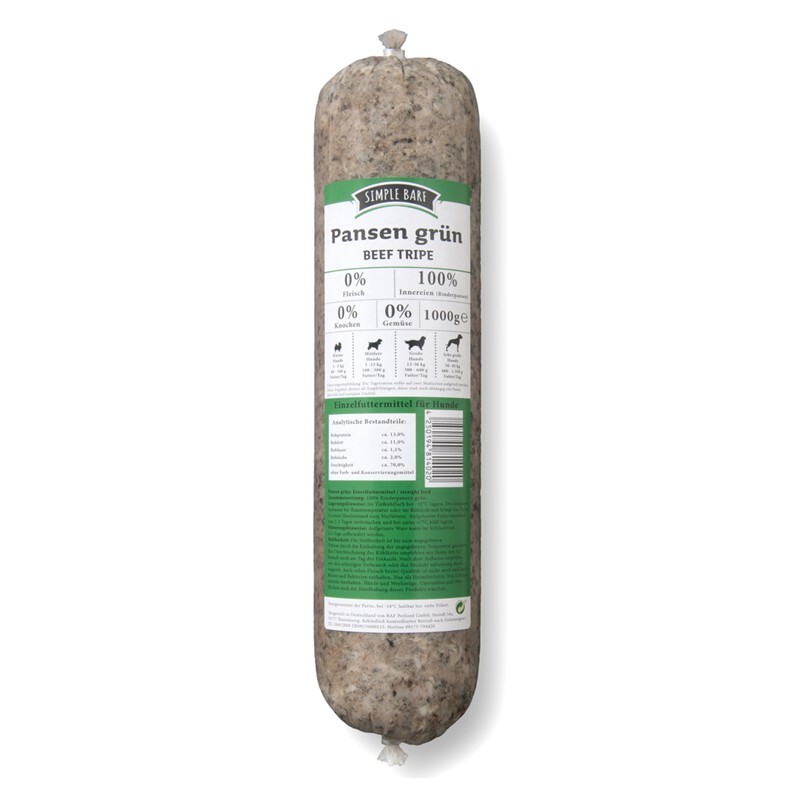 Simple BARF BARF/ Frostfutter Simple BARF Pansen grün 24x1 kg