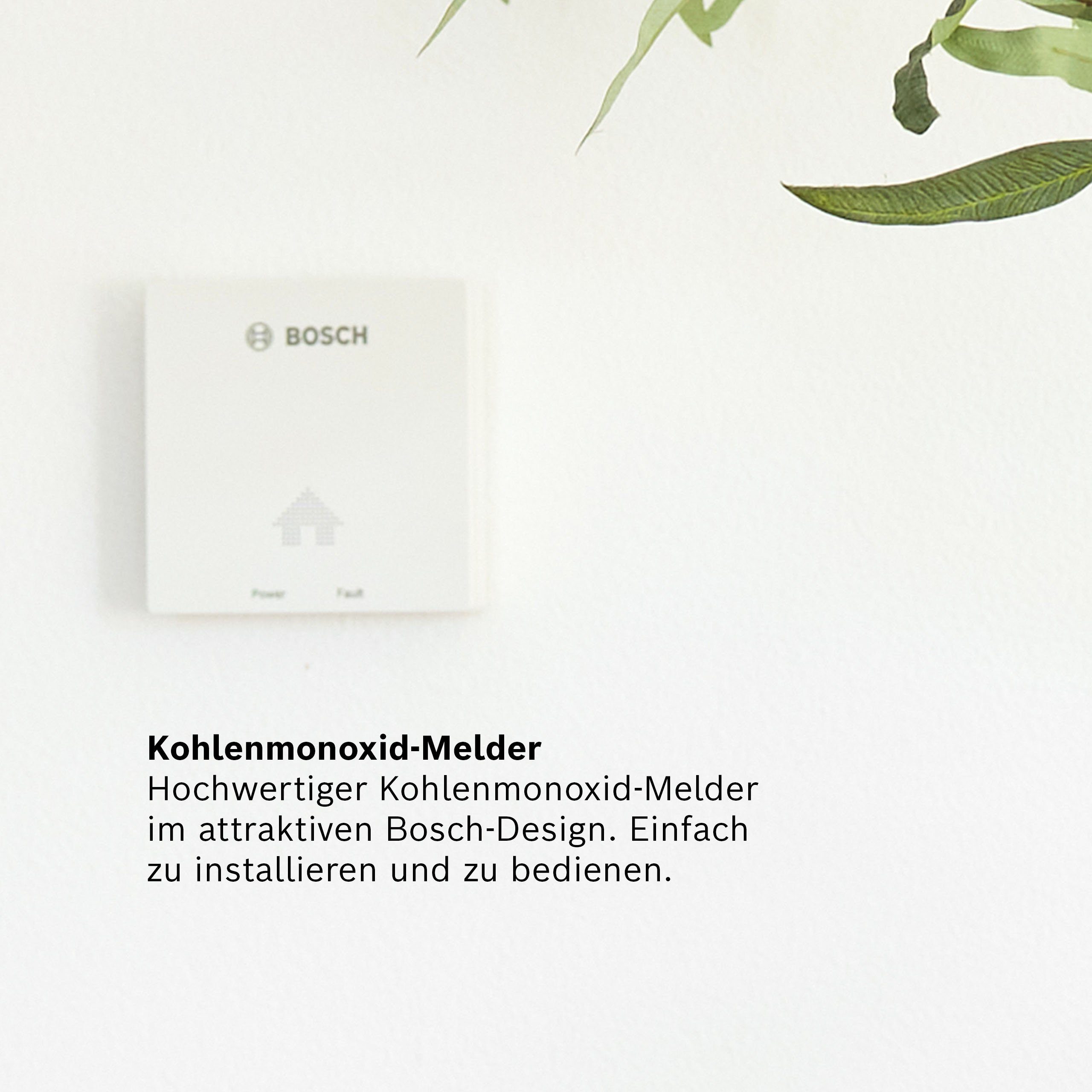 BOSCH D-CO CO-Melder (Kohlenmonoxid Melder mit Memory-Modus und Lebensdauer-Anzeige)