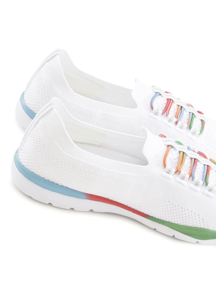 LASCANA Sneaker in weiß-multi günstig kaufen