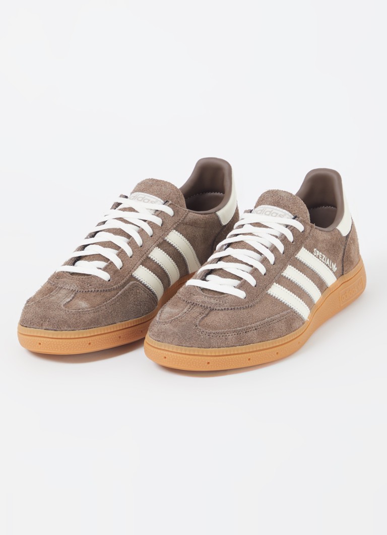 Adidas Handball Spezial -mokkanahkaiset lenkkarit nahkayksityiskohdilla
