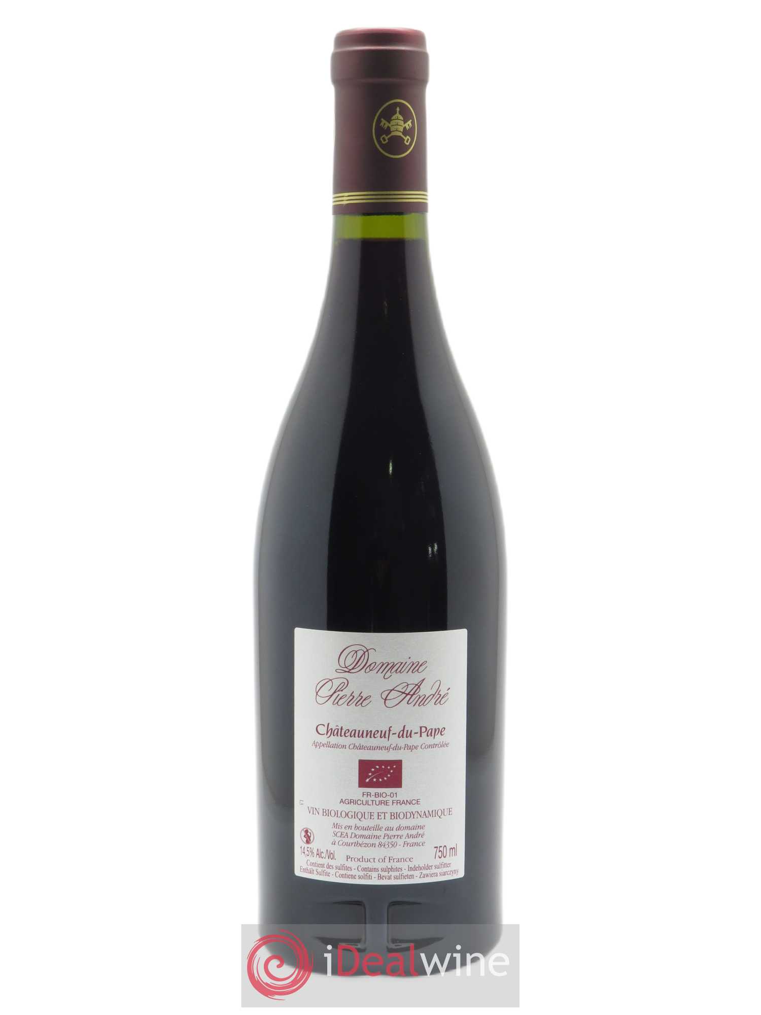Châteauneuf-du-Pape Pierre André (Domaine)  2018 - Lot de 1 Bouteille