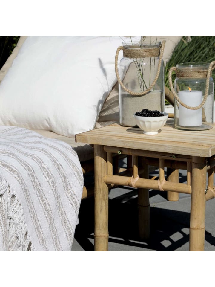 Chic Antique Überwurf Streifen in Grau günstig kaufen onesize