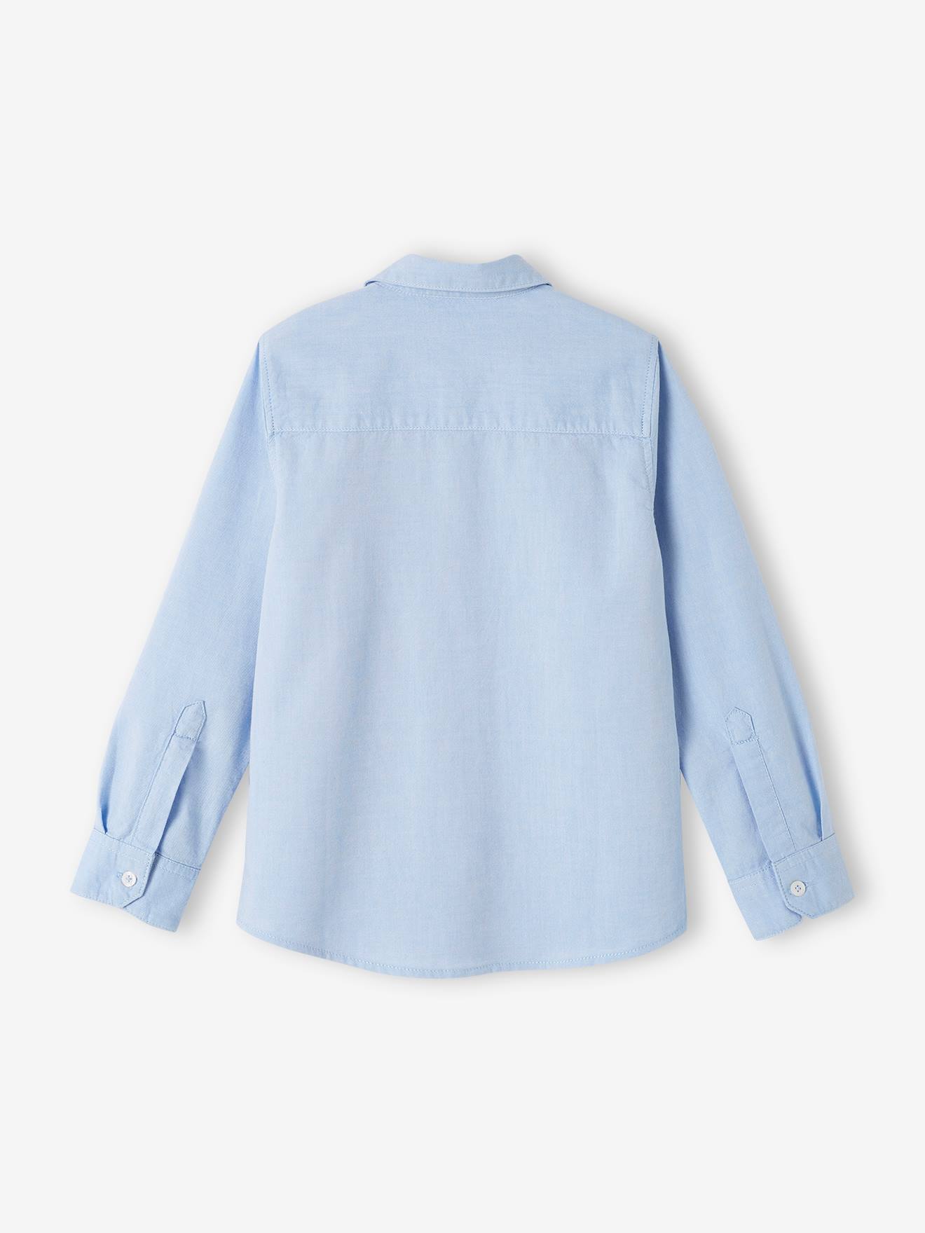Chemise Oxford garçon blanc