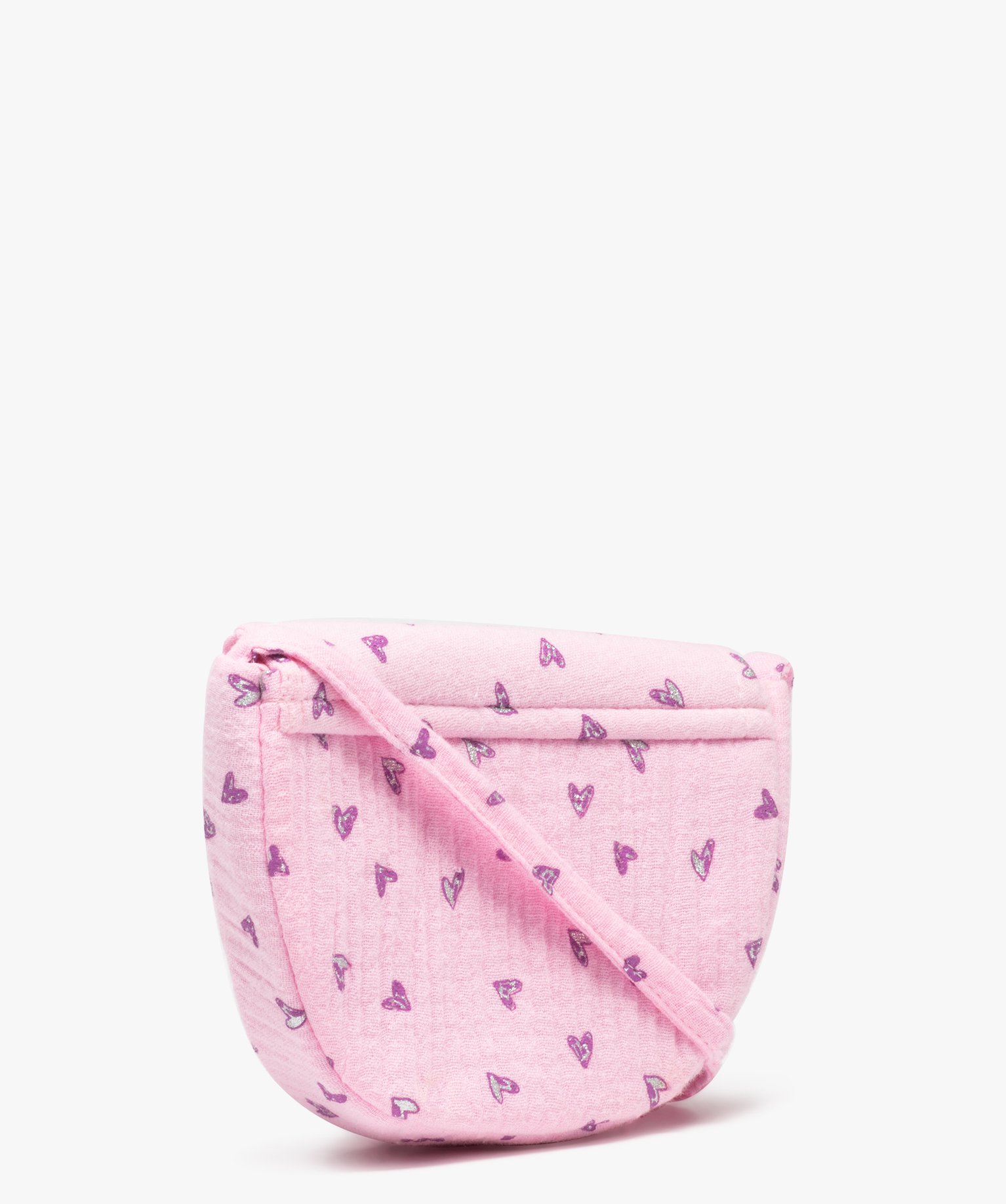 Sac fille en gaze de coton avec chouchou pour les cheveux as... violet clair | GEMO