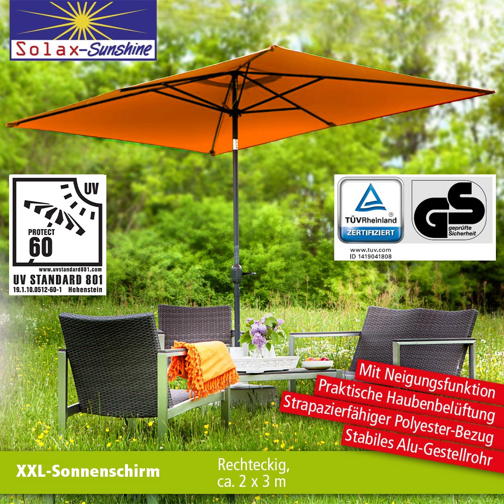 Solax Sunshine XXL-Sonnenschirm - Terra