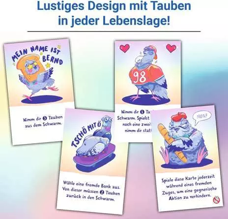 Oh my Pigeons! - Kartenspiel ab 8 Jahren