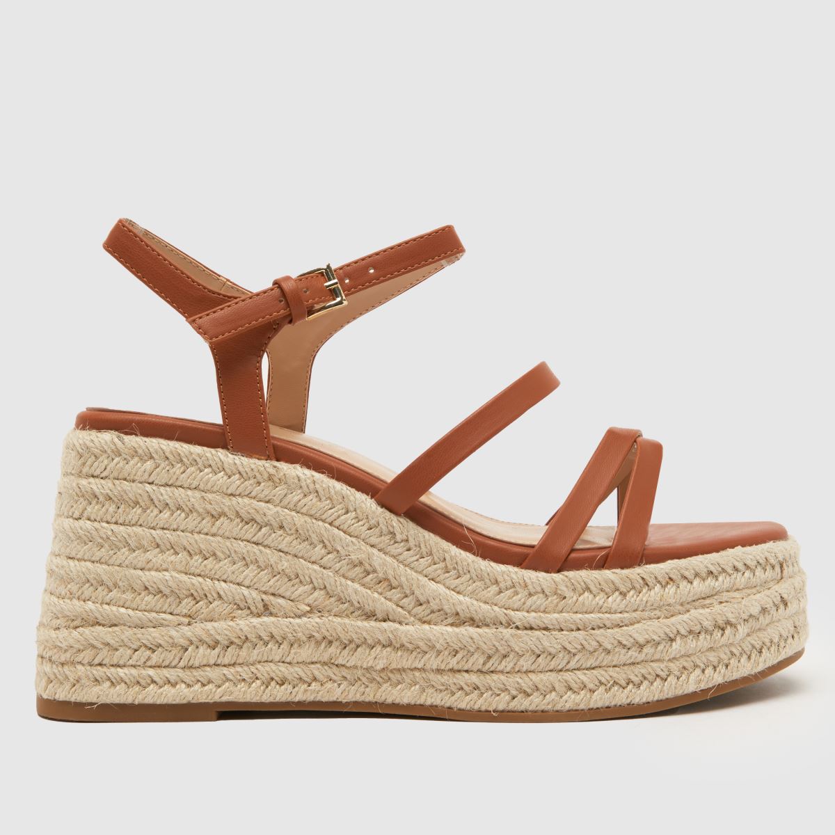 Schuh Vienna pántos, ékszíjas szandál barna színben