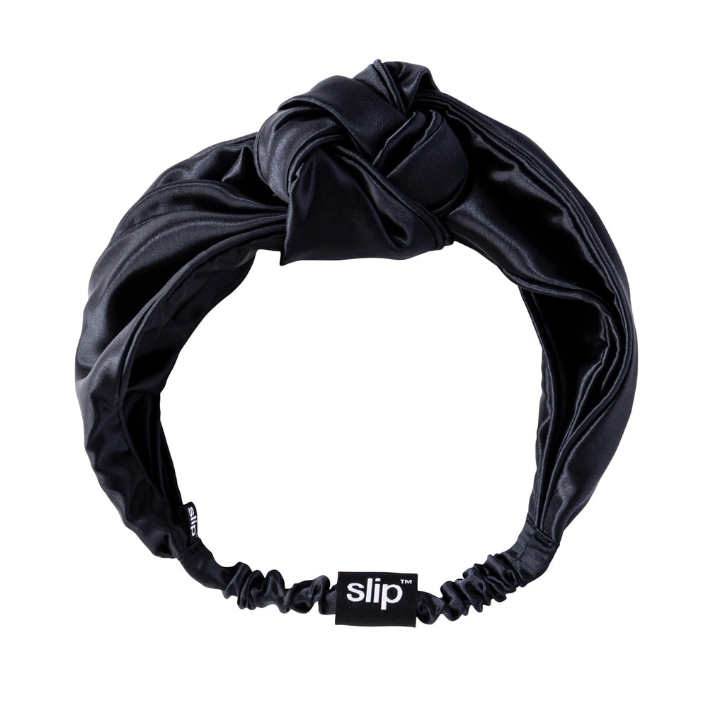 slip bandeau nœud pure soie slip - noir bandeau