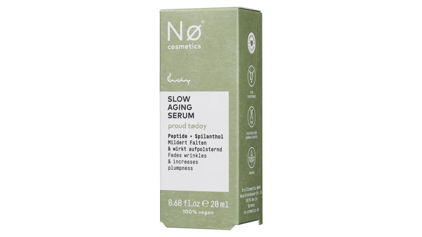 Nø Cosmetics proud tøday Slow-Aging Serum 20 ml