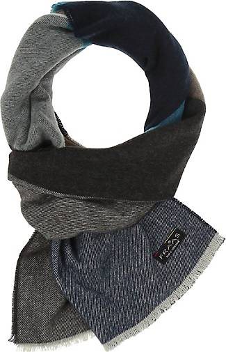 FRAAS Sustainability Edition - Cashmink-Schal mit Blockstreifen - Made in Germany
