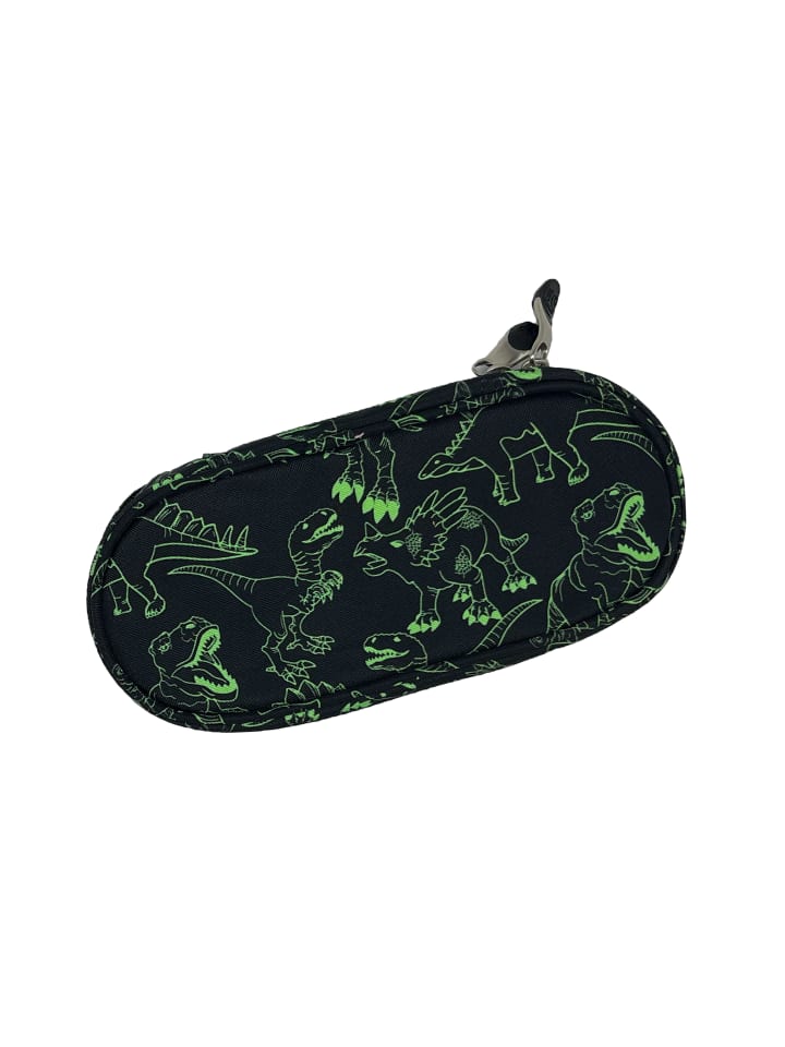 Yuhu.kids Federmäppchen Schlamper Etui T-Rex in Schwarz günstig kaufen onesize