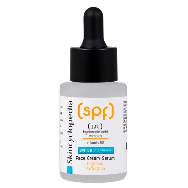 Skincyclopedia Hyaluronic Acid Complex SPF50 Arckrém-Szérum 30ml, normál és zsíros bőrre