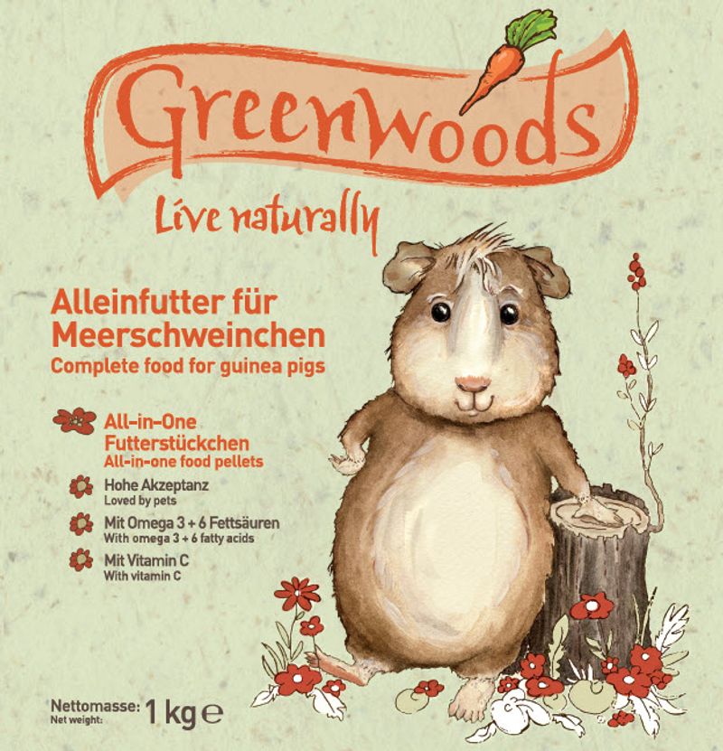 Greenwoods Meerschweinchenfutter zu TOP-Preisen