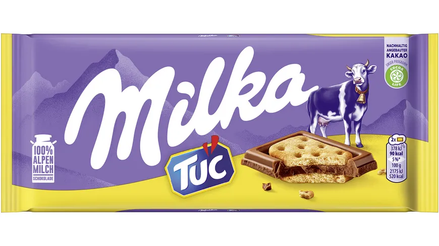 Milka Schokoladentafel TUC 87 g