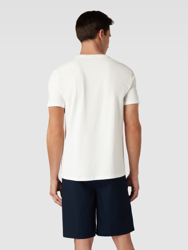 Pyjama mit Rundhalsausschnitt in marineblau
