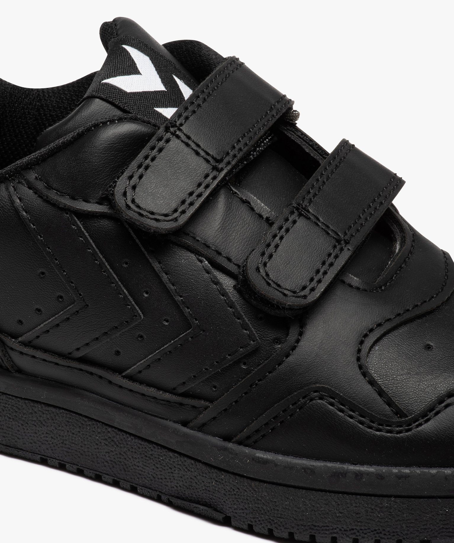 Baskets Garçon unies à scratch - Hummel Camden noir | GEMO
