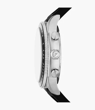 Fossil Uhr Chronograph Sport Tourer Silikon schwarz