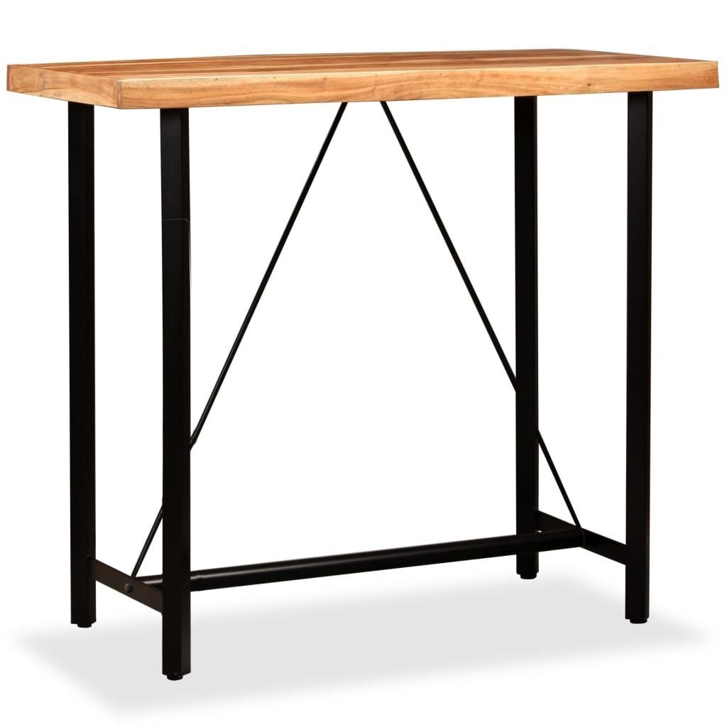möbelando Stehtisch 295445 (LxBxH: 120x60x107 cm), aus Massivholz in Akazie