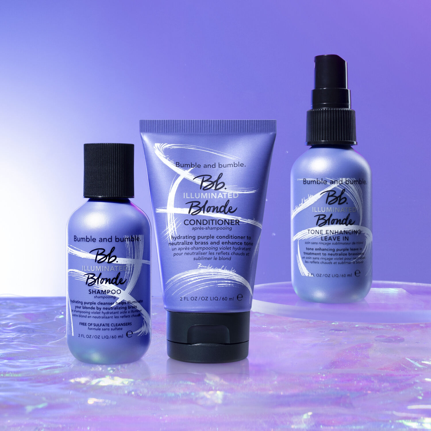 Bumble and Bumble Bb.Illuminated Blonde Spray violet sans rinçage raviveur de blond 125 ml