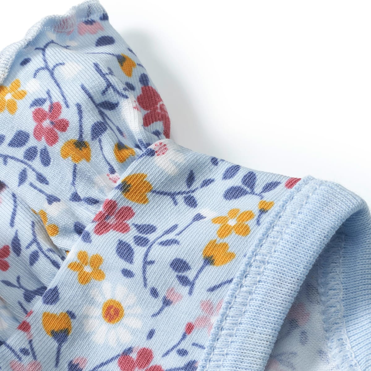 Body Ärmellos Pro Climate mit Blumen-Muster, blau, Gr. 86/92, 1 St