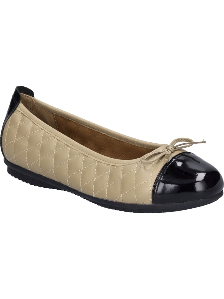 Josef Seibel Ballerina Pippa 76 in schwarz-beige günstig kaufen