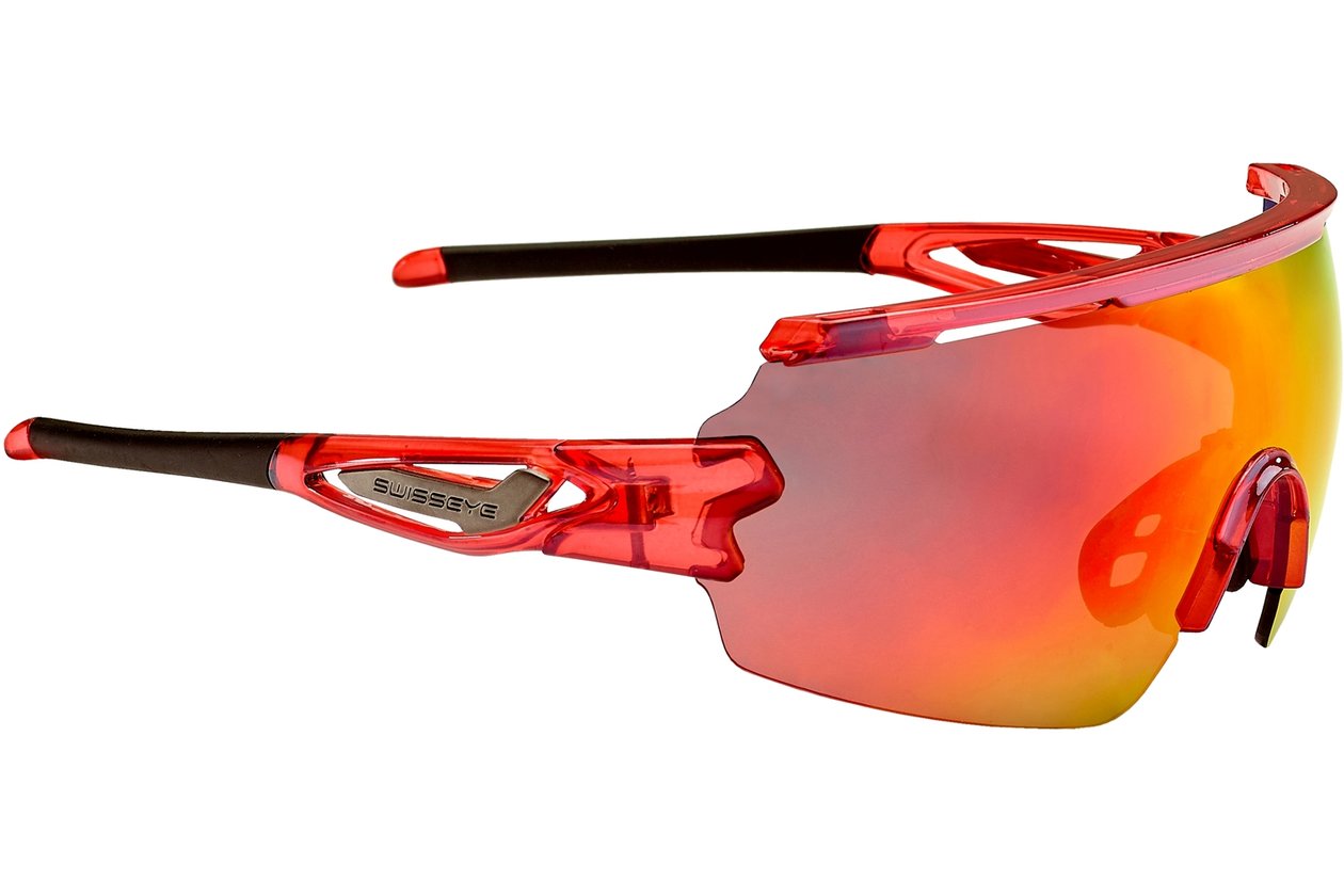 Swiss Eye Signal shiny laser crystal red, black / smoke red black Revo