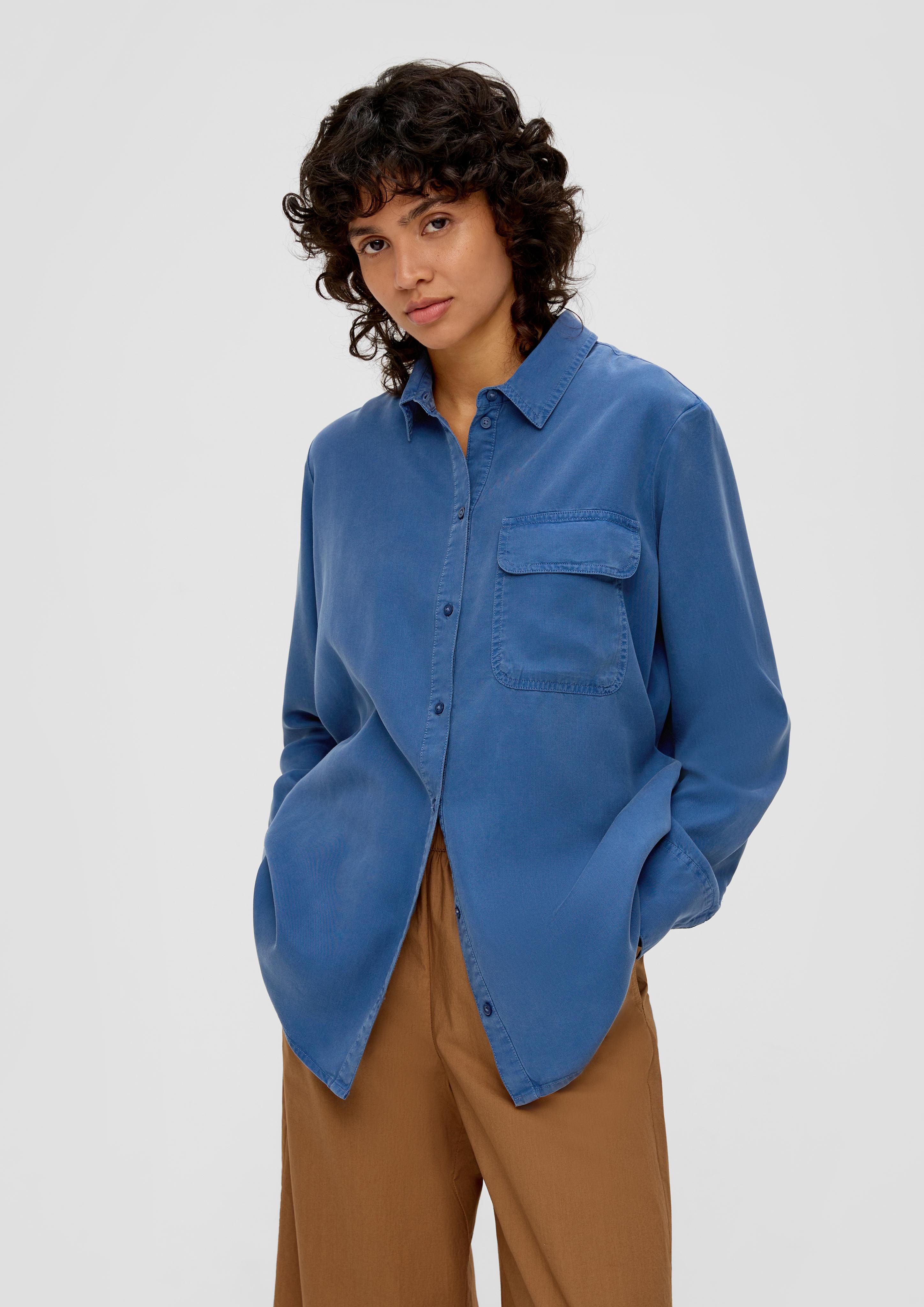 Oversize-Bluse aus Lyocell  2136215-5722