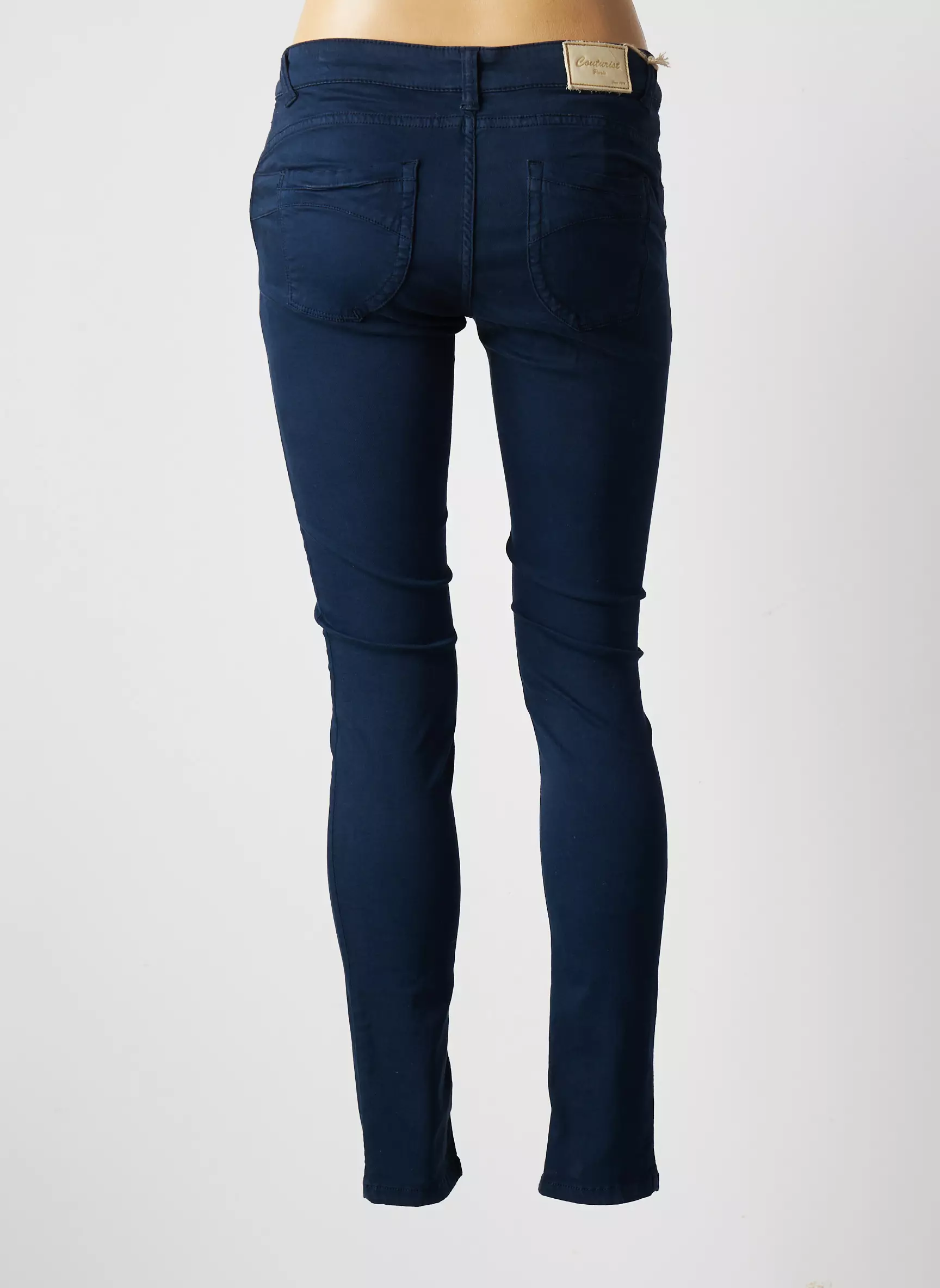 Couturist Pantalons Slim Femme couleur bleu