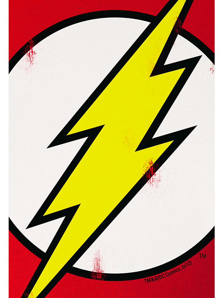 Logoshirt T-Shirt DC - Flash Logo in rot günstig kaufen 146/152