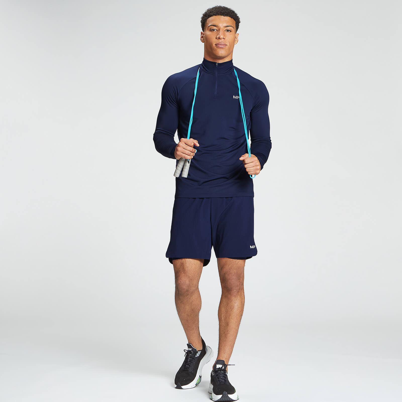 Short d’entraînement 2-en-1 MP pour hommes – Bleu marine