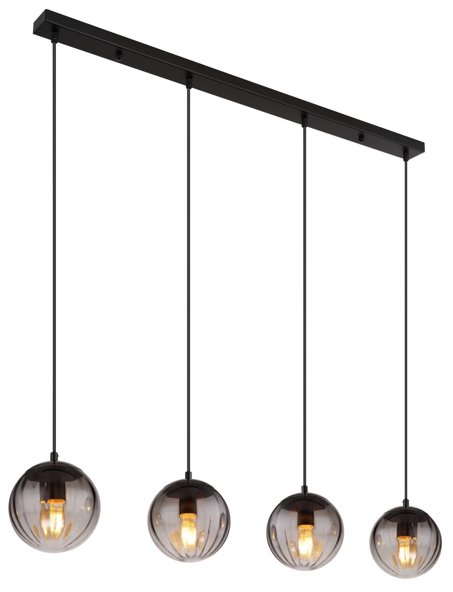 Globo 4-flg Pendelleuchte Dallerta