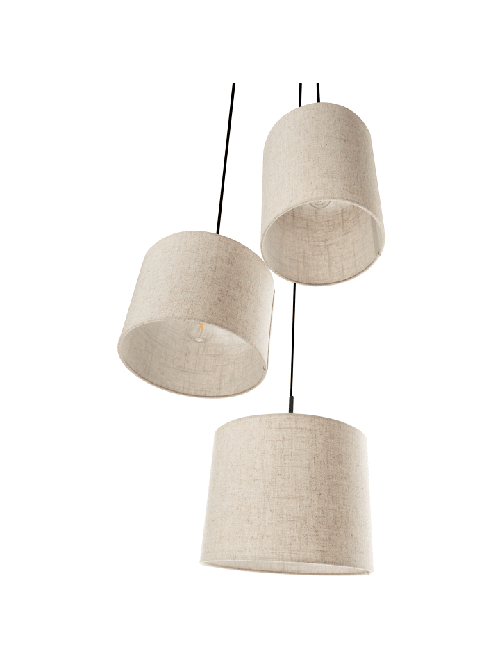 Beliani Pendelleuchten PARGUAZA in Beige - (W) 42 x (H) 125 x (L) 42 cm günstig kaufen onesize