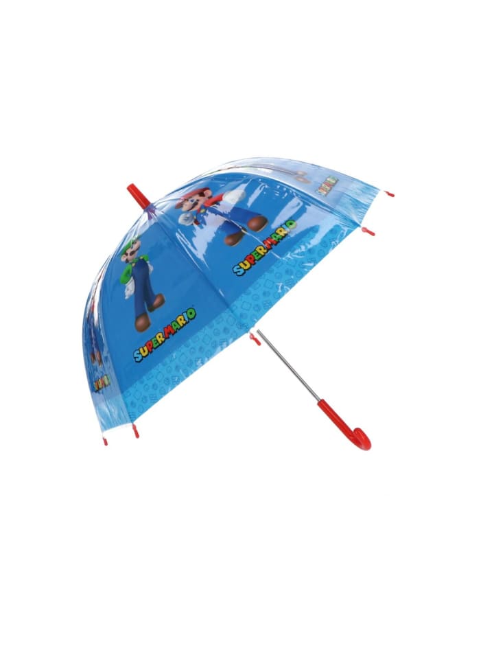 Super Mario Super Mario Regenschirm für Kinder Ø69 cm Super Schutz in Blau günstig kaufen onesize