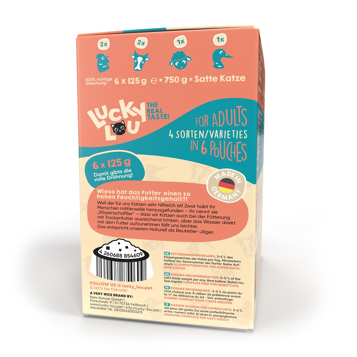 Lucky Lou Lifestage Adult Tasty-Mix 6x125g kaufen bei ZooRoyal
