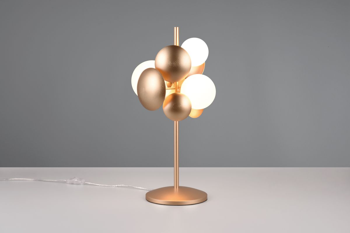 TRIO 3-flg AGL Tischlampe Bubble