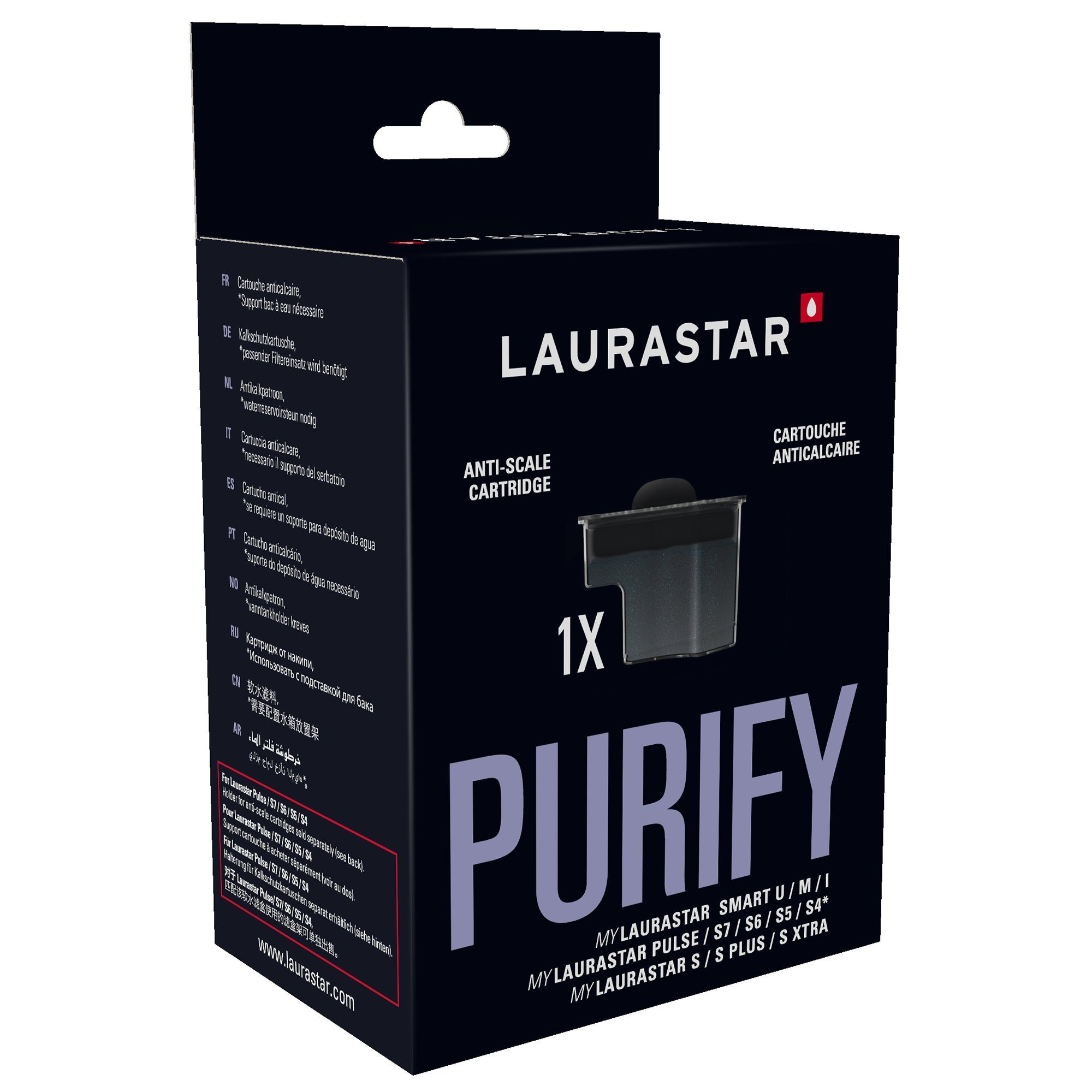 LAURASTAR Bügelbrettbezug Wasserfilterkartusche 1er VPE f. Smart & S-Syteme