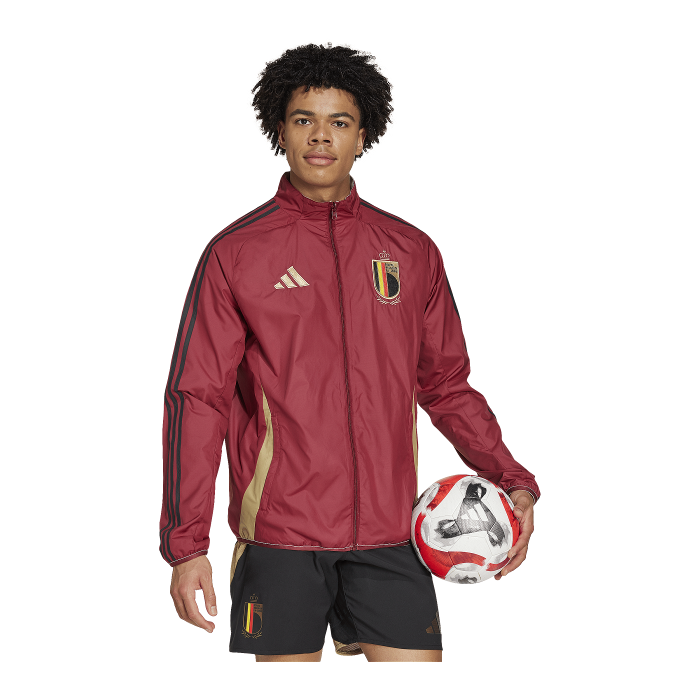 adidas Belgien Anthem Jacke Blau