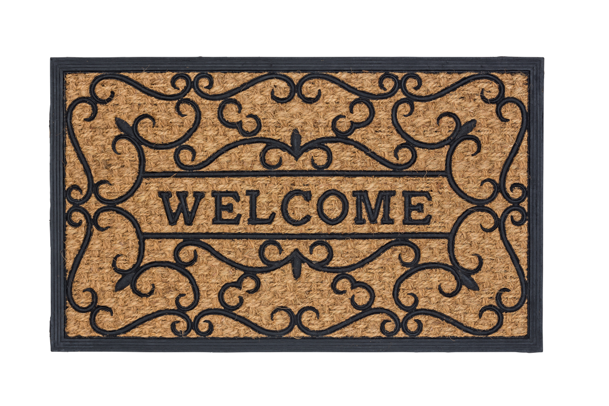Kokosmatte Coco Deluxe Relief Welcome 45 x 75 cm