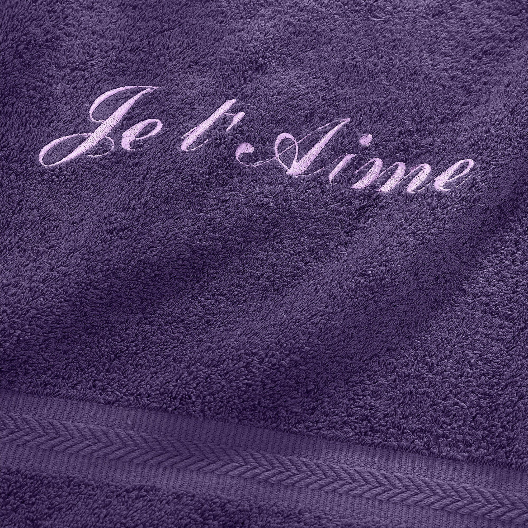 Serviette éponge personnalisable confort moelleux